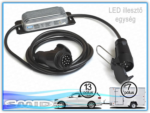 SCALU13-7 12V SMART CONNECT Elektronika LED illesztő egység utánfutó alkatrész